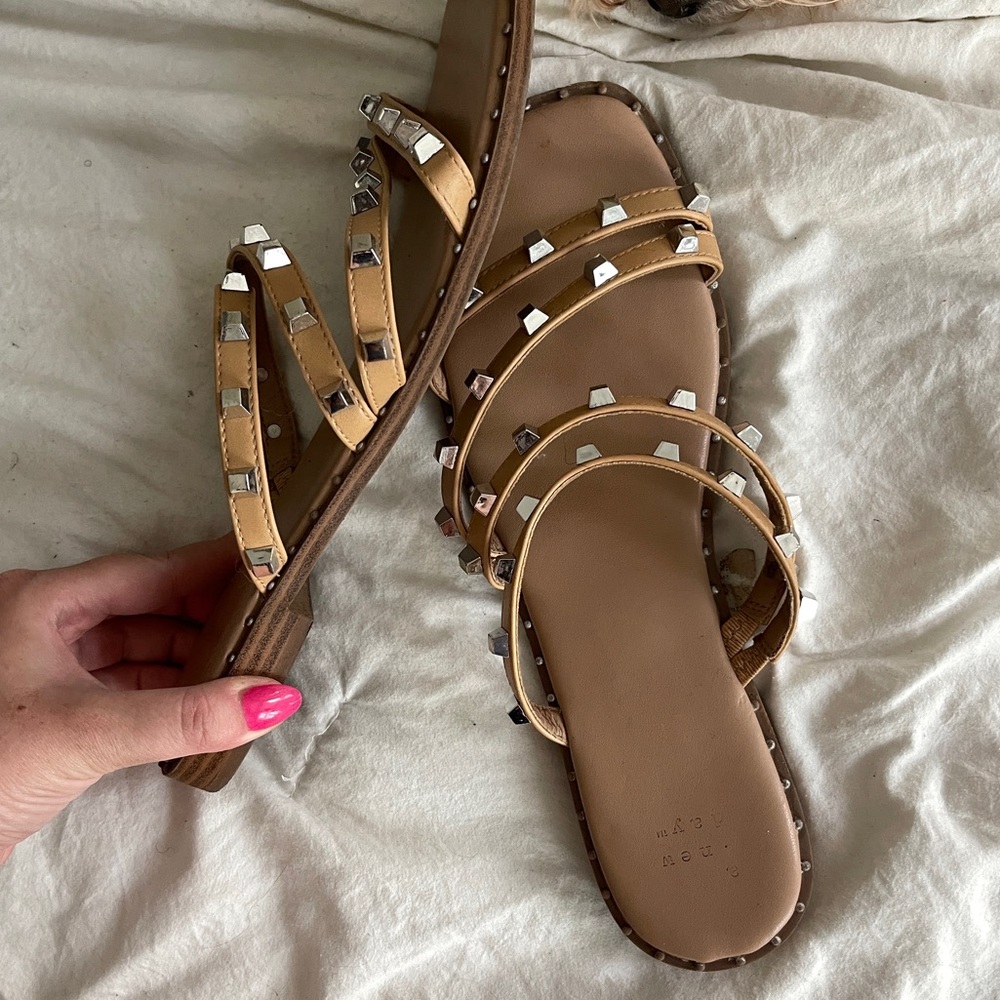 Target Studded Sandals 8.5 US WOMENS